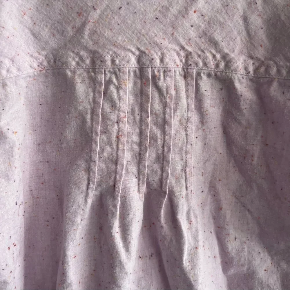 J. Crew Purple Confetti Long Sleeve Top